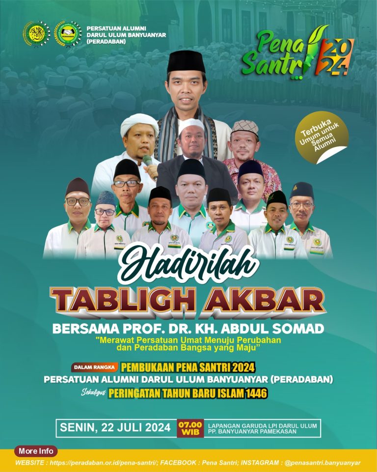 Tabligh Akbar KH. Abdus Somad dan Pembukaan PENA Santri 2024