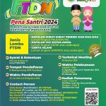 Pendaftaran Festival Tarbiyah Diniyah Nasional (FTDN) Pena Santri 2024 Dibuka