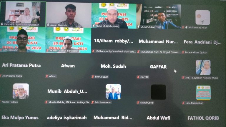 Pengumuman Juara Lomba Karya Tulis Ilmiah (LKTI) Nasional Pena Santri 2024