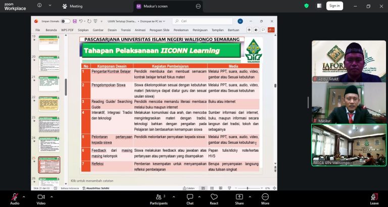 Dosen IDB Pamekasan Madura, Pengurus DPP Peradaban Uji Mahasiswa Doktoral UIN Walisongo Semarang