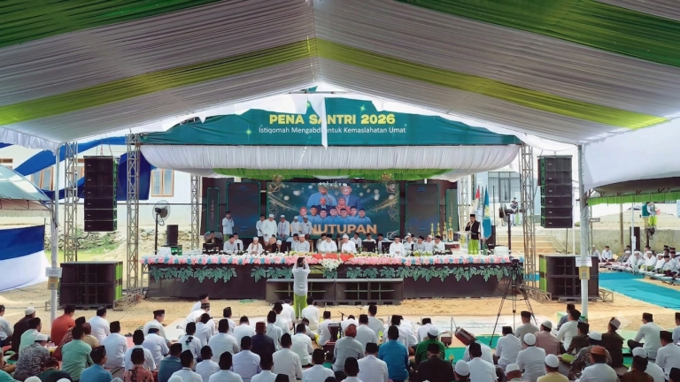 Penutupan PENA Santri 2026, PERADABAN Launching Aplikasi AdabOne dan Teken MoU Program Magister IDB